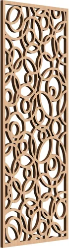 Miniatura 156 de Latrobe Paneles de pared decorativos de madera con calado, 9 3/8 pulgadas de ancho x 24 3/8 pulgadas de alto x 3/8 de alto, roble rojo rojo (Red Oak)