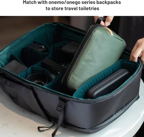 Miniatura 8 de PGYTECH Travel Toiletry Bag for Men & Women, Hanging Compact Pouch, Waterproof Dopp Kit for Traveling, Shaving Bag Makeup Bag Organizer for