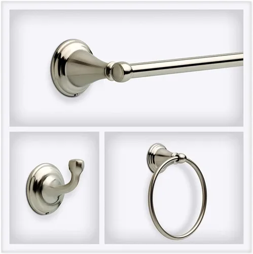 Miniatura 2 de Delta 79646-SS Windemere, Anillo para toalla, Accesorio de baño, 79646-SS Acero inoxidable brillante