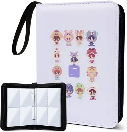 Miniatura 9 de Carpeta para tarjetas fotográficas con 400 bolsillos, libro con mangas, álbum de fotos para tarjetas Lomo