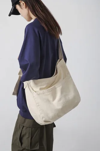 Miniatura 6 de Micmores Large Crossbody Purse Canvas Tote Bag Women Hobo Bag Stylish Handbag Fashion shoulder Bag