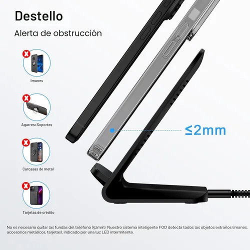 Miniatura 6 de Samsung S26 Ultra Wireless Charger Stand Cargador de teléfono inalámbrico para Android Samsung Galaxy S26 S25 Ultra S25 Edge S25FE S24FE S23 S22 S21