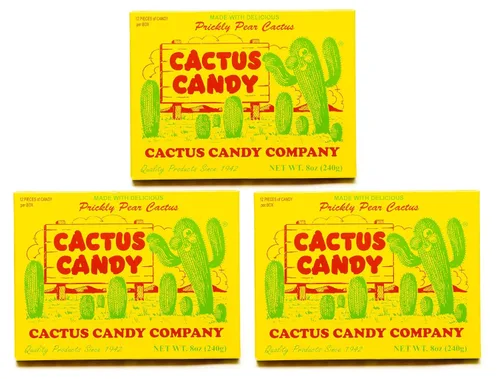 Miniatura 3 de Cactus Candy Company - Caja de 2 caramelos de cactus de tuna Arizona de 1/2 libra