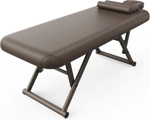 Miniatura 17 de pouseayar Mesa de masaje ajustable con almohada facial y reposacabezas, resistente y sólida, silenciosa y fácil de ajustar, respaldo ajustable