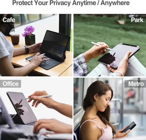 Miniatura 8 de ProCase Protector de pantalla de privacidad para iPad Mini 7ª (A17 Pro) 2024/Mini 6ª generación de 8.3 pulgadas 2021, protector de película