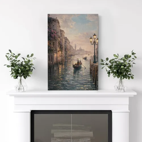 Miniatura 87 de wall26 Prado con álamos por Claude Monet - Arte moderno impresionista, arte en lienzo para el hogar, 12 x 18 pulgadas