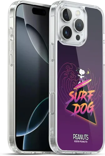 Miniatura 170 de Head Case Designs Peanuts Tropical Surf Snoopy Aloha Disco Gel Funda con licencia oficial [protección de grado militar] compatible con Apple iPhone