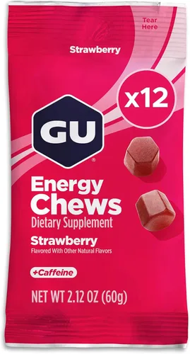 Miniatura 15 de GU Energy Masticables, granada de arándanos, gomitas de electrolitos, 12 bolsas (24 porciones en total)