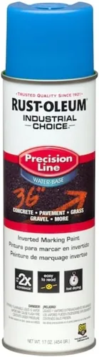 Rust-Oleum Corporation 205176 - Pintura fluorescente de marcado de línea azul, tipo base de agua, 20 onzas -1 cada una, 17 onzas