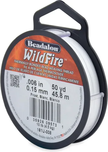 Miniatura 47 de Beadalon Wildfire Ultra - Beading Thread, Beading Supplies for Crafters, Jewelry Makers, Beaders. Braided Fishing Line