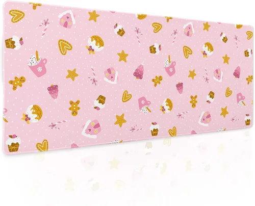 Miniatura 21 de Alfombrilla de mouse para juegos XL japonesa en negro y rojo con arte de peces koi, textura dorada, anime, borde cosido, base de goma antideslizante