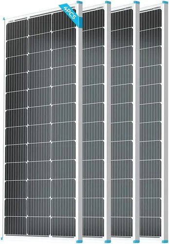 Miniatura 14 de Renogy Panel Solar de 100 Vatios 12 Voltios, Cargador de Alta Eficiencia de Módulo PV Monocristalino para RV, Marina, Techo, Granja, Batería y Otras