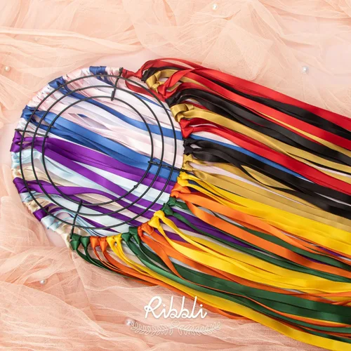 Miniatura 269 de Ribbli - Cinta de satén de doble cara dorada, 1/2 pulgada x 25 yardas, uso para ramo de lazos de manualidades, envoltura de regalos, decoración