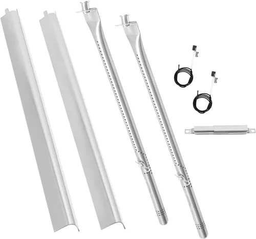 Piezas de repuesto para Charbroil Performance 2 quemadores 463630021 463660421 463655621 463630422 463654022 463655021, quemador y placa de calor
