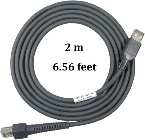 Miniatura 5 de Cable USB para escáner de código de barras Symbol Zebra Motorola, cable USB a RJ45, CBA-U01-S07ZAR LS2208-SR DS2208 DS8178 LS1203 LS4208 DS4208
