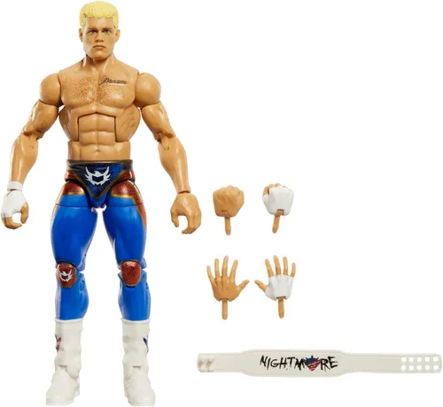 Miniatura 8 de Mattel WWE Kevin Owens Elite Collection Figura de acción, articulación de lujo y detalles realistas con accesorios icónicos, 6 pulgadas