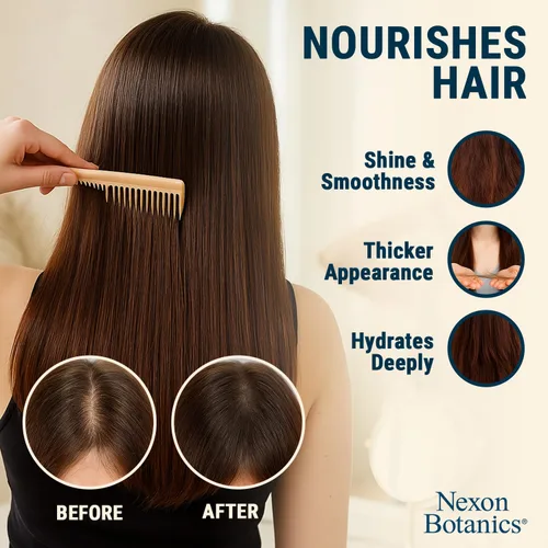 Miniatura 5 de Nexon Botanics Aceite de romero Batana para el crecimiento del cabello, 6 onzas líquidas, aceite ligero para el cuero cabelludo para cabello seco