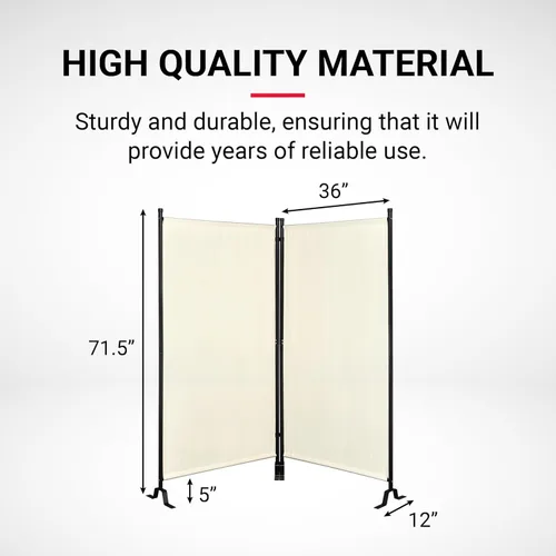 Miniatura 4 de Proman Products FS27186 - Divisor de habitación para interiores y exteriores Galaxy (2 paneles, 36 pulgadas con panel), tela repelente al agua