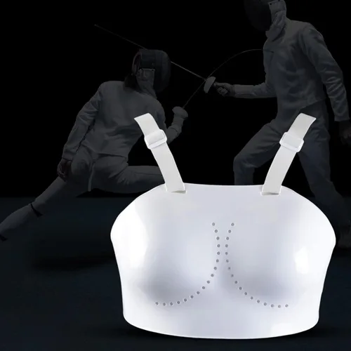 Miniatura 5 de Protector de pecho para adultos y niños, correa ajustable para karate, esgrima deportiva, herramienta de protección para béisbol, rugby, boxeo