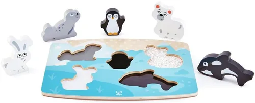 Miniatura 8 de Hape Forest Animal - Juego de rompecabezas táctil, multicolor, 5 x 2 pulgadas
