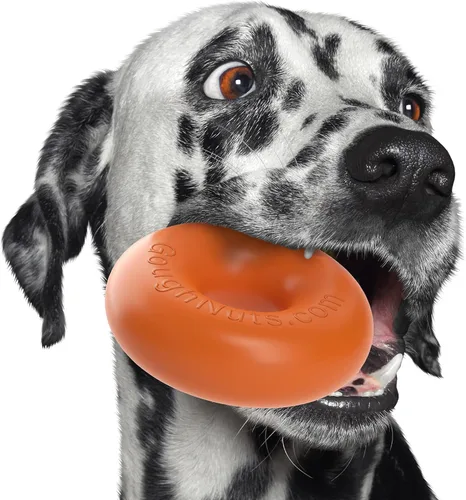 Miniatura 15 de Goughnuts - Juguete de goma para morder para perros Med.75, verde, anillo