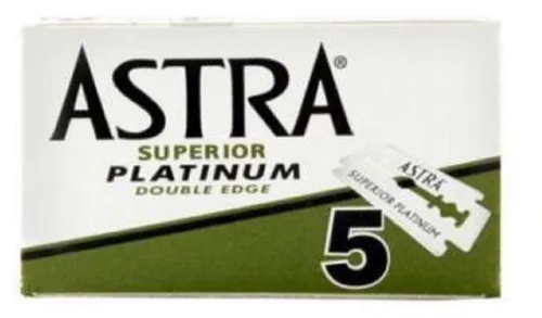 Miniatura 2 de 100 cuchillas de afeitar de seguridad de doble filo de las 10 mejores marcas – Feather ASTRA PERSONNA.Paquete de muestras