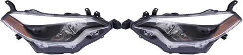 Miniatura 7 de Conjunto de lámpara de faros delanteros del lado del conductor con bombillas, luces delanteras 81110-02E60, apto para Toyota Corolla 2014 2015 2016