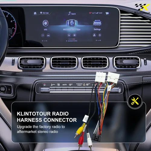 Miniatura 8 de Aftermarket - Adaptador de cableado de radio compatible con Subaru Forester 2008-2011, arnés estéreo de coche Android de 16 pines con audio