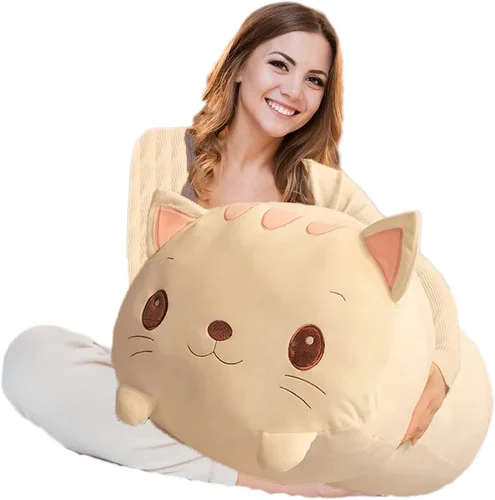 Miniatura 10 de Oso de Peluche Juguete Animal de Peluche Almohada Cilíndrica para Abrazar Regalos para Cumpleaños de Niños, San Valentín, Navidad, 8 pulgadas