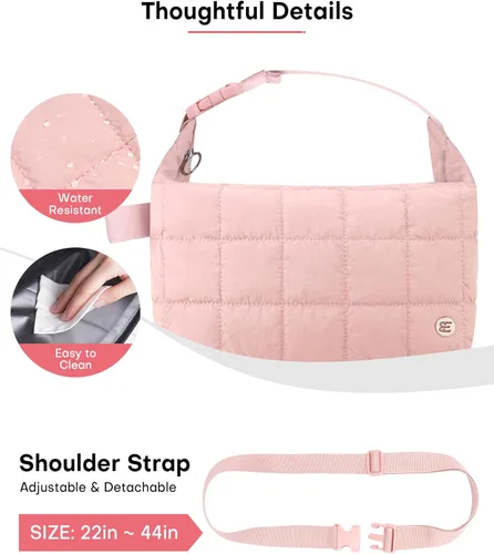 Miniatura 5 de Bolsa de almuerzo Elmklare para mujeres y hombres, caja de almuerzo acolchada tipo puffer para mujeres, bolsas de almuerzo con aislamiento a prueba