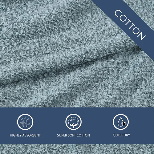 Miniatura 4 de Tommy Bahama - Toallas de baño, altamente absorbentes y suaves, esenciales para el baño, baja pelusa y resistentes a la decoloración, certificadas