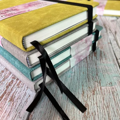 Miniatura 9 de tumuarta Cuaderno de bocetos de acuarela cuadrado, 6x6”, 140 LB, 300GSM, papel 100% algodón, prensado en frío, 24 hojas, 48 páginas, diario