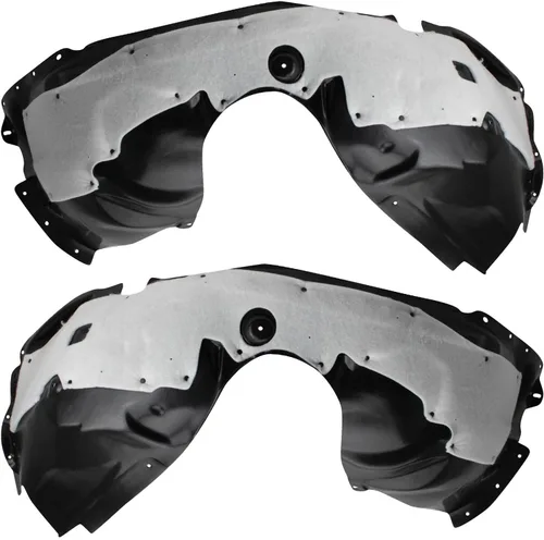 TRQ Juego de protectores de guardabarros interiores delanteros compatibles con Ford Fusion 2013-2016