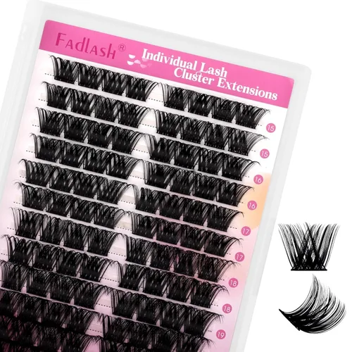 Miniatura 145 de Extensiones de Pestañas Rizo D 0.59-0.79 pulgadas Bandeja Mixta Seda Extensiones de Pestañas Clásicas Suministros Extensiones de Pestañas
