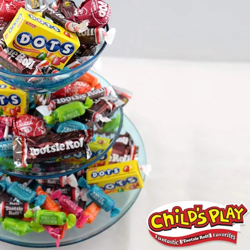 Miniatura 7 de Tootsie Roll Child's Play Candy Favorites – Fabricado en Estados Unidos – 5 libras de dulces de fiesta envueltos individualmente – Bolsa de mezcla