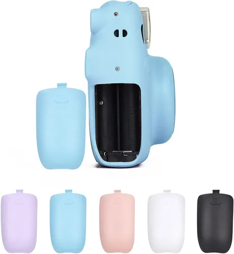 Miniatura 4 de Cubierta de la puerta de la batería para Instax mini 11 Accesorios Funda de cámara de película instantánea - Rosa rubor