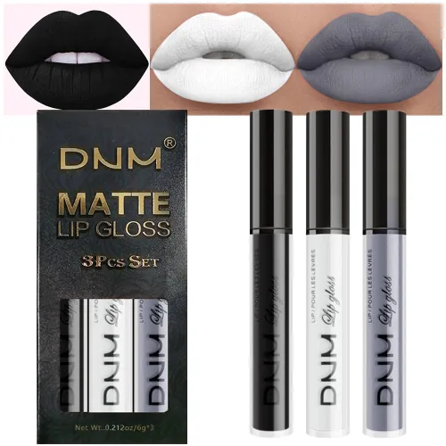 Miniatura 44 de evpct 2 Piezas Lápiz Labial Líquido Verde Esmeralda con Brillo Glitter, Brillo Labial Tinte y Delineador de Labios Retráctil, Set de Maquillaje