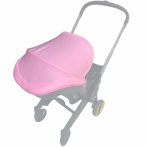 Miniatura 2 de Accesorios de Repuesto para Cochecito Capota, Escudo de Protección, Parasol Textil Compatible con Asiento de Automóvil y Cochecito Doona (Negro)
