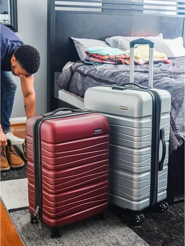 Miniatura 6 de Samsonite Evolve Se Hardside Equipaje expandible con ruedas giratorias dobles, Plateado (Arctic Silver), Evolve Se Hardside - Equipaje expandible