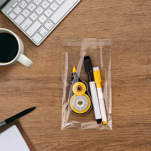 Miniatura 6 de 240 bolsas de celofán transparentes de 4 x 6 pulgadas, bolsas de celofán resellables para embalaje de golosinas, dulces, almacenamiento de pequeñas