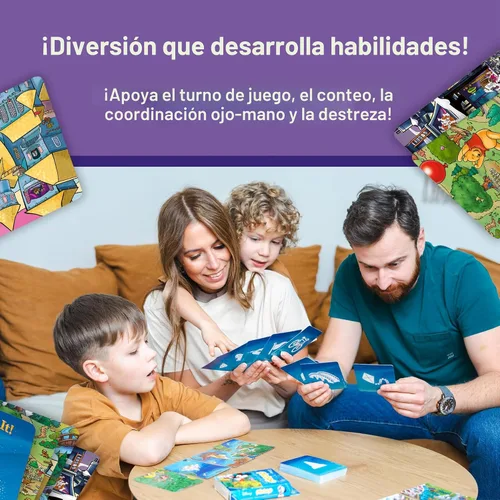 Miniatura 4 de Ravensburger Eye Found It! Juego de cartas del mundo de Disney - Divertido y educativo Spot It para niños pequeños, preescolares, niños y niñas de 3