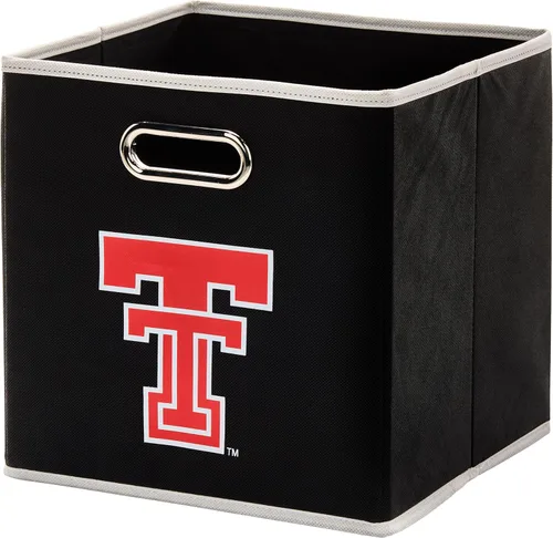 Miniatura 17 de Franklin Sports Cubos de almacenamiento de tela del equipo universitario de la NCAA hechos para adaptarse a organizadores de almacenamiento