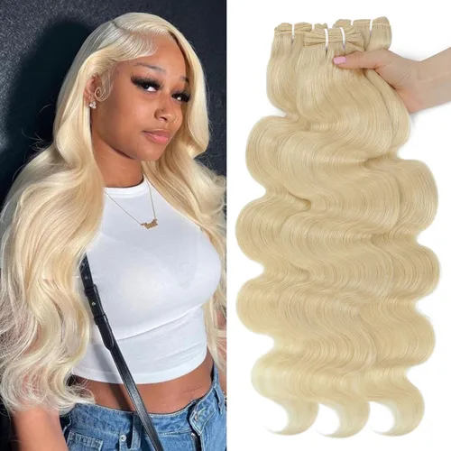 Miniatura 18 de DMKEEP Extensiones de cabello humano ondulado con cierre, 12, 14, 16+10 pulgadas, 100% cabello virgen brasileño sin procesar, 3 paquetes con cierre