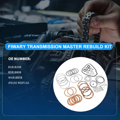 Miniatura 2 de JF015E CVT Kit de reconstrucción maestro de transmisión para Suzuki SX4 Grand Vitara Kizashi 2007-2014 Kit completo de revisión con sellos Juntas