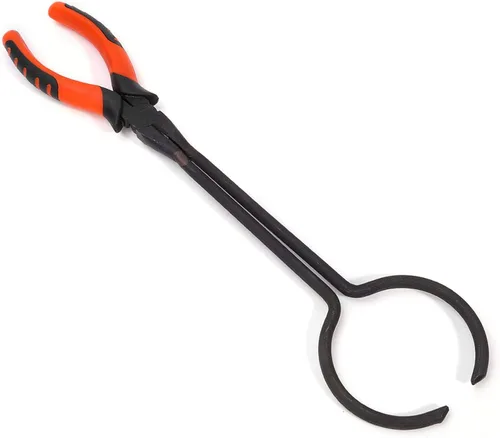 Abrazadera de soporte para horno de fusión, pinza de crisol, alicates de oro derretido, pinzas de horno de fusión de oro, crisoles para herramientas
