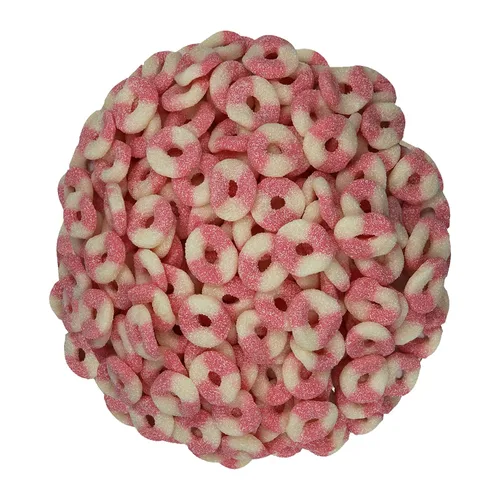 Miniatura 16 de Smarty Stop Mini anillos de gomita agria Candy GummiRoos (1 libra (paquete de 1), surtido)
