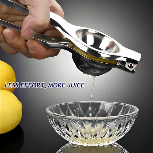 Miniatura 2 de Jenkin Exprimidor manual de acero inoxidable Exprimidor de limón cítrico,Exprimidor de frutas Lime Press Metal,Herramienta profesional de la cocina