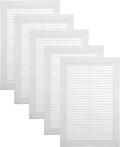 Miniatura 17 de Vent Systems 3 x 3 pulgadas (dimensiones de apertura) - Cubierta de ventilación de plástico blanco Soffit - Rejilla de ventilación cuadrada plana