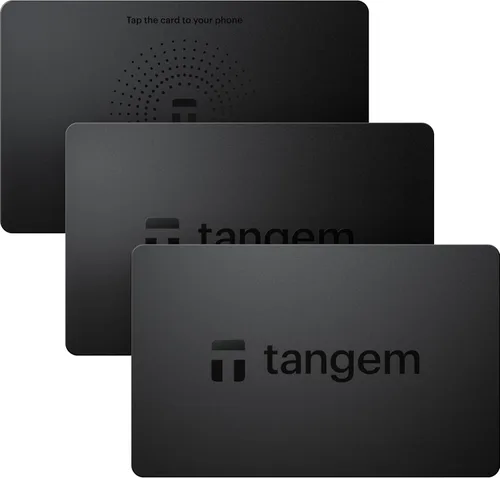 Miniatura 10 de TANGEM Paquete de 2 Carteras - Cartera Segura para Criptomonedas - Almacenamiento en Frío Confiable para Bitcoin, Ethereum, NFT y Más Monedas