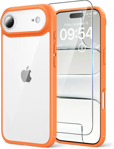 Miniatura 44 de TAURI Funda magnética 2 en 1 transparente para iPhone 14 Pro, compatible con Magsafe [no amarillenta] con protector de pantalla, protección de grado